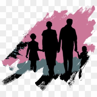 Why Use Family Planning - Family Silhouette Teenagers Clipart