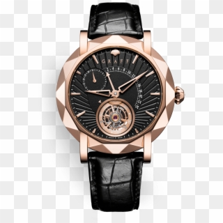 Pink Gold Mens Watches - Arnold And Son Perpetual Moon Black Clipart