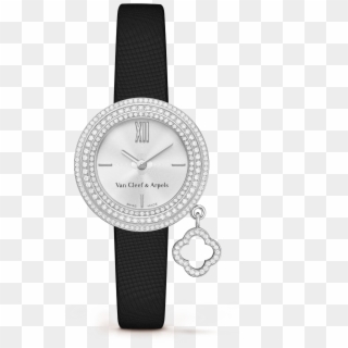 Charms Watch, White Gold, Diamonds ,satin,self Interchangeable - Analog Watch Clipart