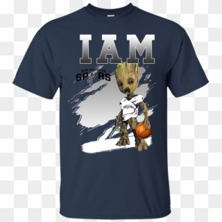 San Antonio Spurs Groot I Am T-shirts Guardians Of - Rock Afire Explosion T Shirt Clipart