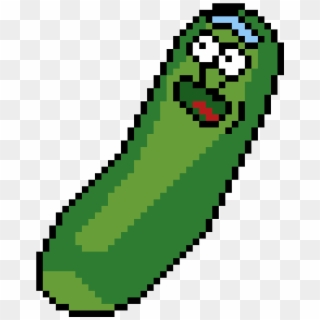 Pickle Rick - Perler Beads Rick And Morty Clipart