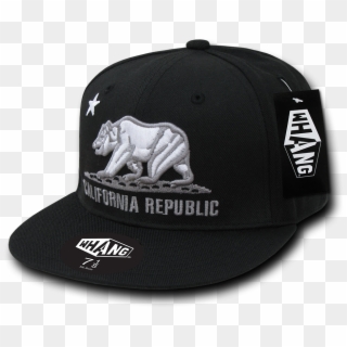 Whang California Bear Retro Fitted Baseball Cap Caps - California Republic Snapback Hat Clipart