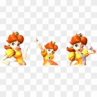 Daisy's Victory Poses From Super Smash Bros Ultimate - Super Smash Bros Ultimate Daisy Victory Poses Clipart