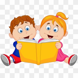 Children Reading Bookscartoongoogle - Read Books Cartoon Clipart
