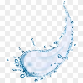 A Real Of Water - Splash Water Png Vector Clipart