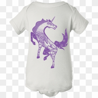 Unicorn Baby Onesie - Infant Bodysuit Clipart