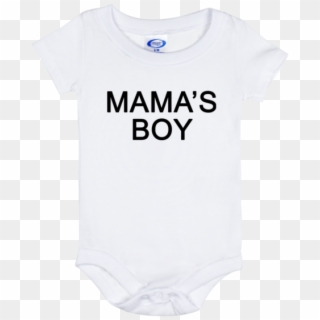 Mama's Boy Baby Onesie 6 Month - Infant Bed Clipart