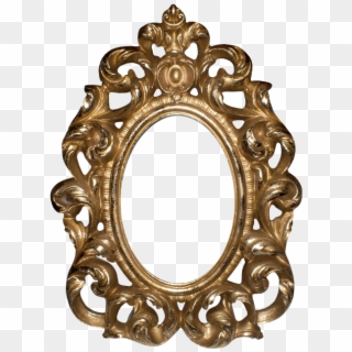 Photo Frame - Gold Mirror Frame Png Clipart