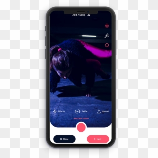 Tik Tok Dubsmash Musically Clone App Flow - Smartphone Clipart