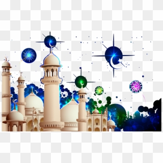 Mosque Clipart Islamic Wallpaper - ชาว มุสลิม Png Transparent Png