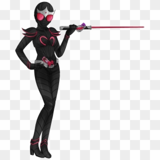 By Placing The Queen Memory Into The Maximum Slot, - Kamen Rider Oc Female Clipart
