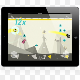 Wave Trip Is A Musical Arcade Game For Ipad And Iphone - Tablet Computer Clipart