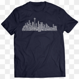 City Skyline With Player Names - Tee Shirt Abercrombie Clipart
