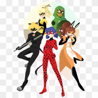 You Can Help Me Out Rating My Art Here - Miraculous Ladybug Superheros Art Clipart