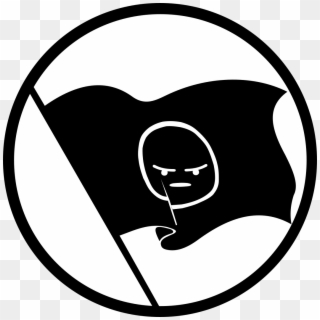 Radical Leftist Flags - Black Flag Clipart