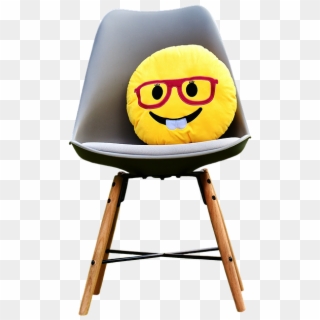Smiley, Funny, Cheerful, Colorful, Emoticon, Laugh - Chair Clipart
