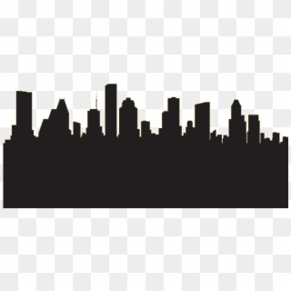 Houston Skyline Transparent - Houston Skyline Silhouette Clipart