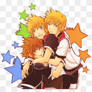 63 Images About Kingdom Hearts On We Heart It - Sora X Roxas X Ventus Clipart