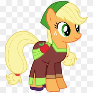 Cloudyglow, Clothes, Earth Pony, Equestria Girls Ponified, - Applejack Pony Clipart