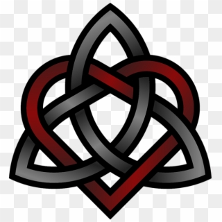 Bleed Area May Not Be Visible - Triquetra Heart Knot Clipart