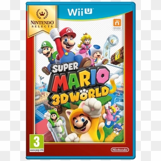 Wiiu Super Mario 3d World - Super Mario 3d World Wii Clipart