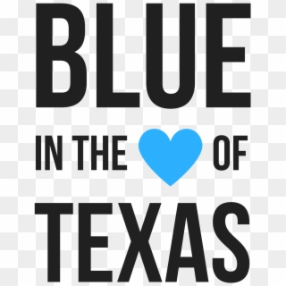 Blue In The Heart Of Texas - Heart Clipart