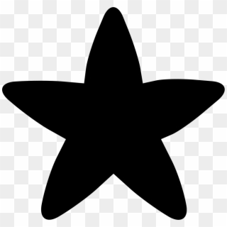 Black Rounded Star Comments Clipart