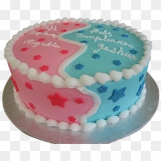 Baby Shower Cake For Boy Or Girl Clipart