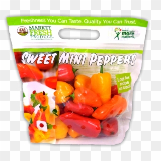 Mini Sweet Bell Peppers Png - Mini Sweet Peppers Bag Clipart