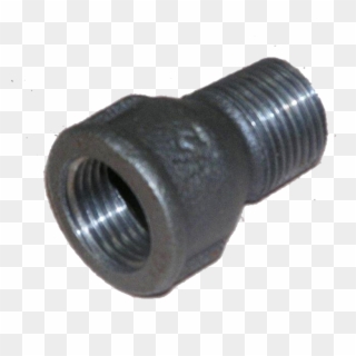 Malleable Iron Black Metal Pipe Fittings With Bs Thread - Nipple Clipart