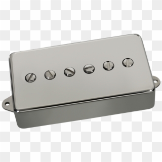 Vintage P90 With Full-size Humbucker Cover - Silver Clipart