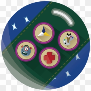 Girlscout/ Boyscout Badges - Circle Clipart