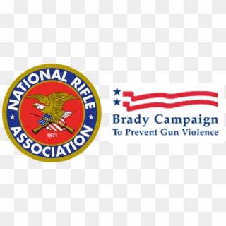 Logos Of The National Rifle Association And The Brady - National Rifle Association Logo Png Clipart