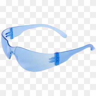 Light Blue Lens Safety Glasses - Plastic Clipart