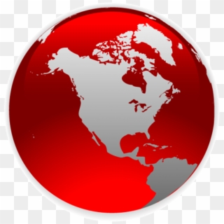 Download High Resolution Png - Earth Globe North America Clipart