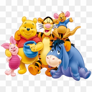 #winniethepooh #rue #piglet #eeyore #tigger - Cartoon Winnie The Pooh And Friends Clipart