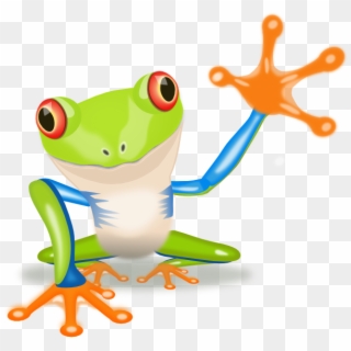 Clipart Stock Waving Frog Clip Art At Clker Com - Tree Frog Clipart - Png Download