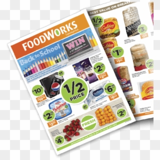 Grocery Shopping Catalogue Clipart