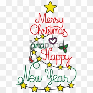 Free Png Merry Christmas And Happy New Year Png Images - Png Merry Christmas And Happy New Year 2019 Clipart