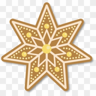 Gingerbread Christmas Png Image - Merry Christmas Star Png Clipart