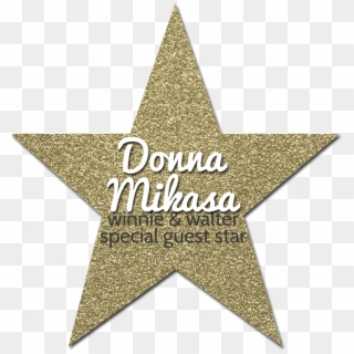Special Guest Star Donna Mikasa Take Two - Label Clipart