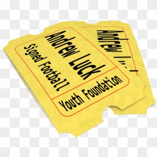 Youth Foundation Raffle Tickets - Tickets Clipart Transparent Background - Png Download