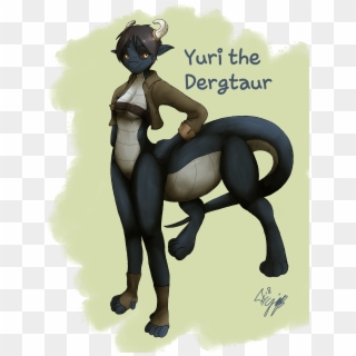 Yuri The Dragontaur - Cartoon Clipart