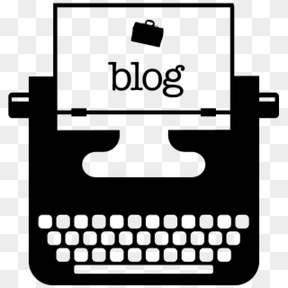 Blog Header Icon - Typewriter Logo Png Clipart