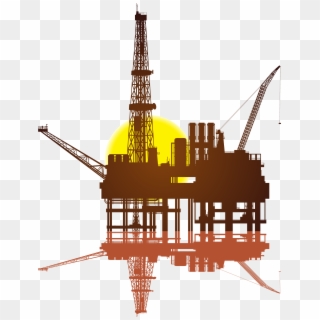 Freeuse Stock Platform Drilling Petroleum Clip Art - Png Download