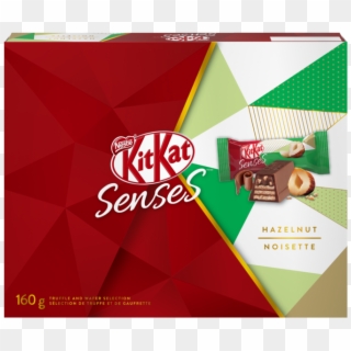Kitkat Drawing Font - Kit Kat Senses Hazelnut Clipart
