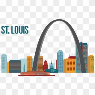 Louis, Missouri - St Louis Skyline Png Clipart