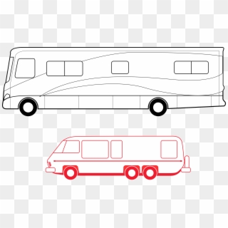Jpg Black And White Stock Rv Clipart Images - Line Art - Png Download