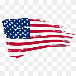 Flag Day Transparent - 4th Of July Flag Png Clipart