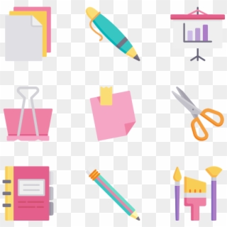 Icons Free Stationery - Stationery Background Icon Png Clipart